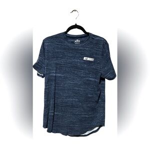 Men's Hollister Blue-Gray T-Shirt – Size L | Signature Back Print